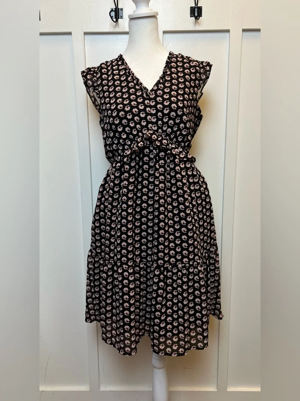 J Crew Sz 0 Floral Summer Dress Ruffle Whimisgoth Fairy Graduation Wedding Guest